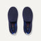 A pair of The Kids slip-on Sneakers in Deep Navy shown from the top view.