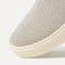 Close up of the toe and vamp of The Kids Sneaker in Diamond Twill.