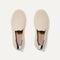 The Kids Sneaker in Sand shown from the top.