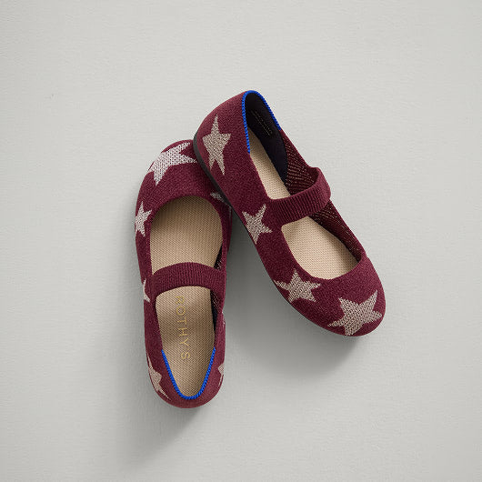 The Kids Mary Jane in ReVelvet Metallic Twinkleberry.