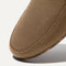 Close up of the toe and vamp of The Ravello Loafer in Faded Brown.