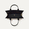 The Classic Tote in Tiramisu, shown from above, with the interior exposed.
