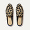 The Double Bit Loafer Mule in Desert Cat shown from the top. 