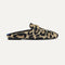 side | The Double Bit Loafer Mule in Desert Cat shown from the side.