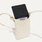 Close up of The Phone Crossbody interior slip pocket.