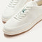 Close up of the toe and stitching details of The Men's Court Sneaker in Turf. 