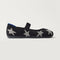 side | The Kids Mary Jane in ReVelvet™ Metallic Stardust shown from the side.