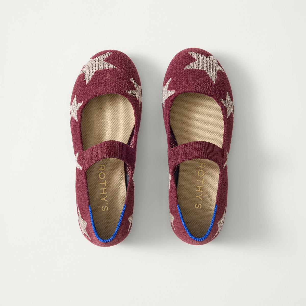 PDP | The Kids Mary Jane in ReVelvet™ Metallic Twinkleberry shown from the top.