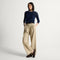 model | Alternate view of a model wearing The Casual Clog in ReVelvet™ Cheetah. \ sdas