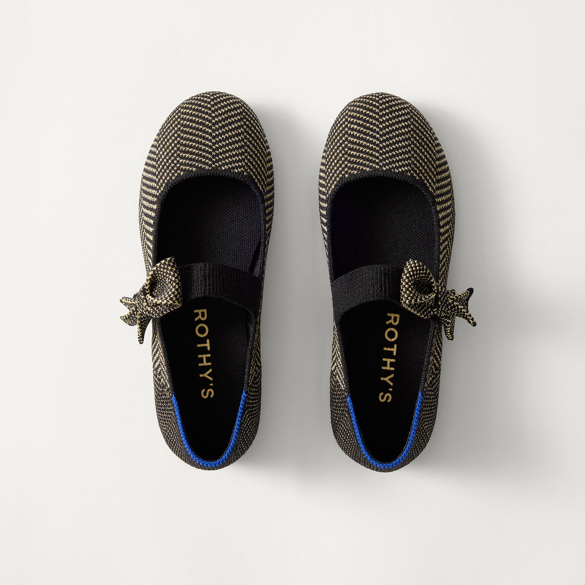 PDP | The Kids Tux Bow Mary Jane in Bronzite shown from the top.