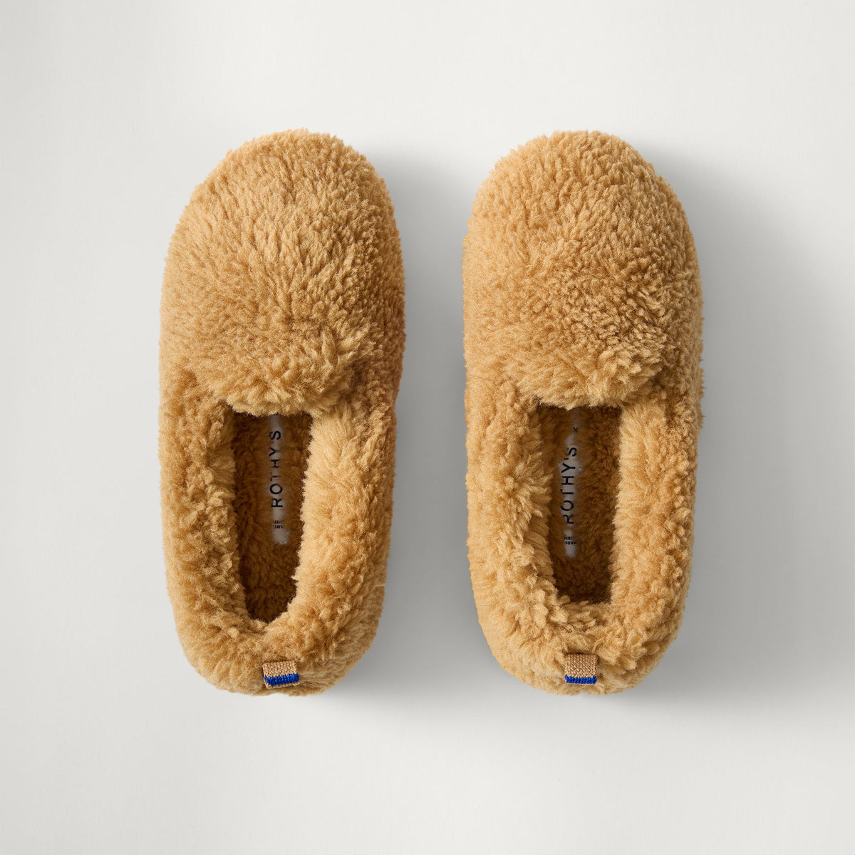 PDP | The Teddy Kids Slipper in Wren shown from the top.