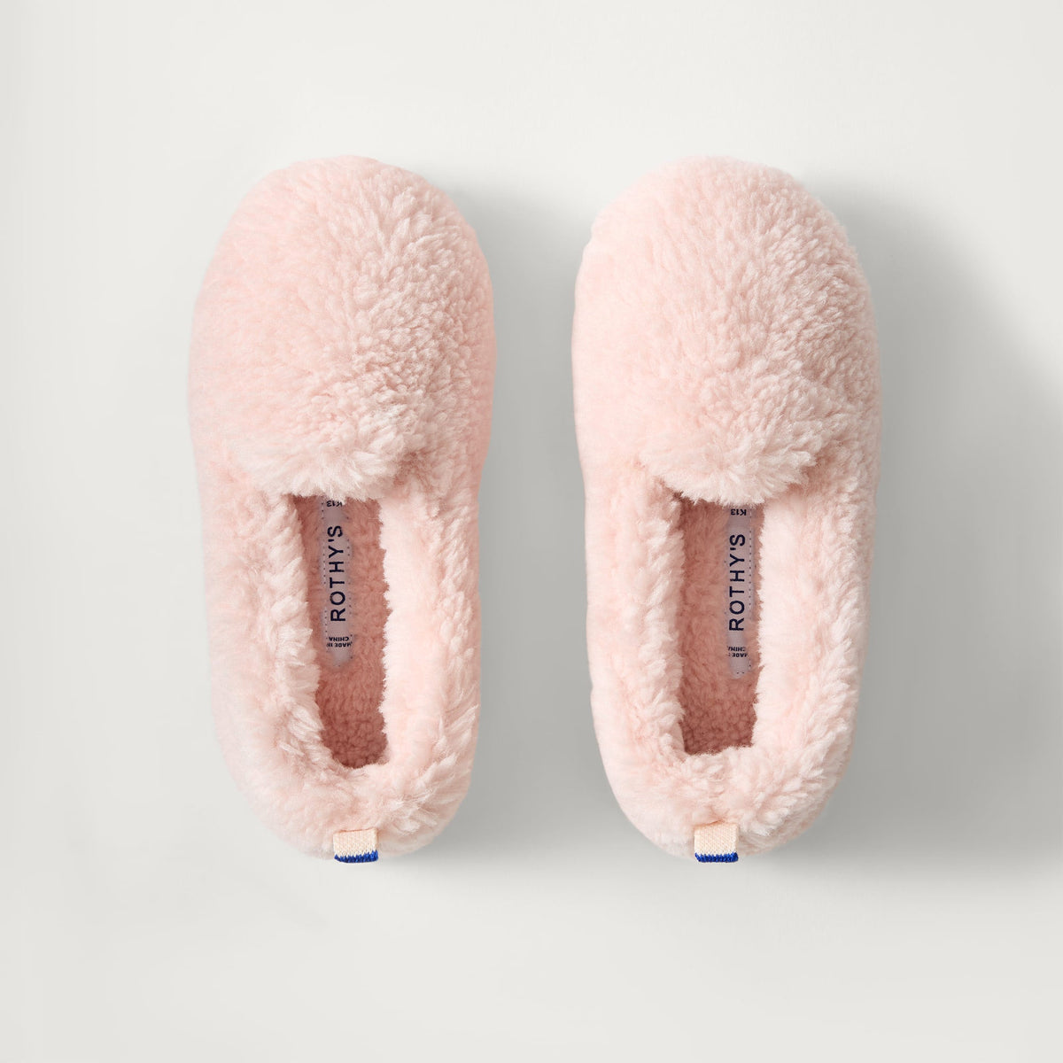 PDP | The Teddy Kids Slipper in Sugar Cookie shown from the top.