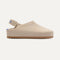 side | The Kids Clog in Dove shown from the side. 