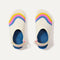 The Kids Clog in Retro Wave shown from the top. 