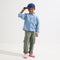 model | Alternate view of a boy wearing The Kids Clog in Tutu. 