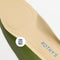 Close up of the Arch Effect Insole on The Men's Driver in Black. 