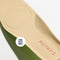 Close up of the Arch Effect Insole on The Men's Driver in Cayenne. 