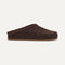 side | The Casual Clog in Chocolate Crochet shown from the side.