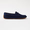 side | The Driver Moc in ReVelvet Navy shown from the side.