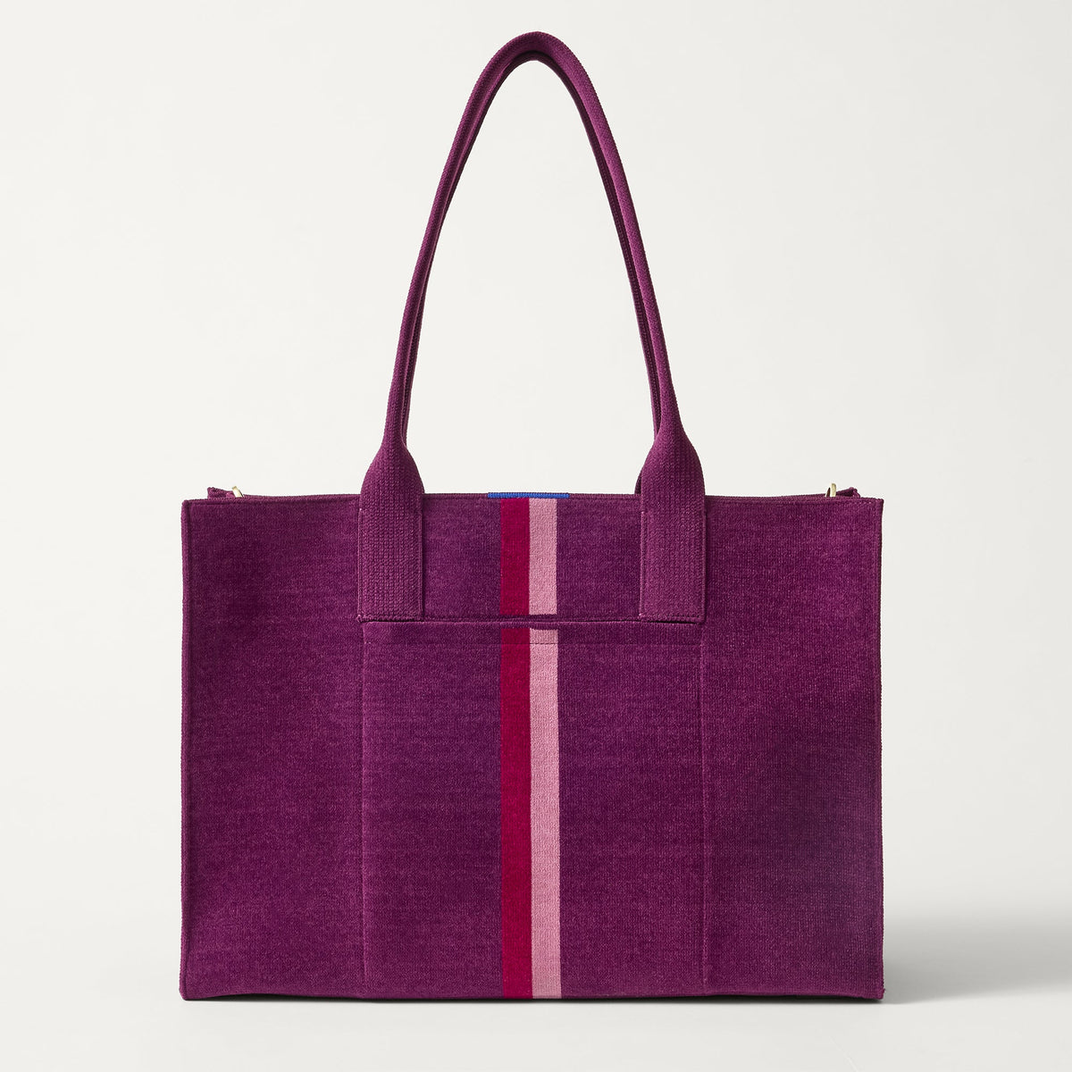 PDP |The Classic Tote in ReVelvet Orchid, shown from the front. 