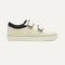 side | The Kids Strap Sneaker in Chess Open-Knit shown from the side. 